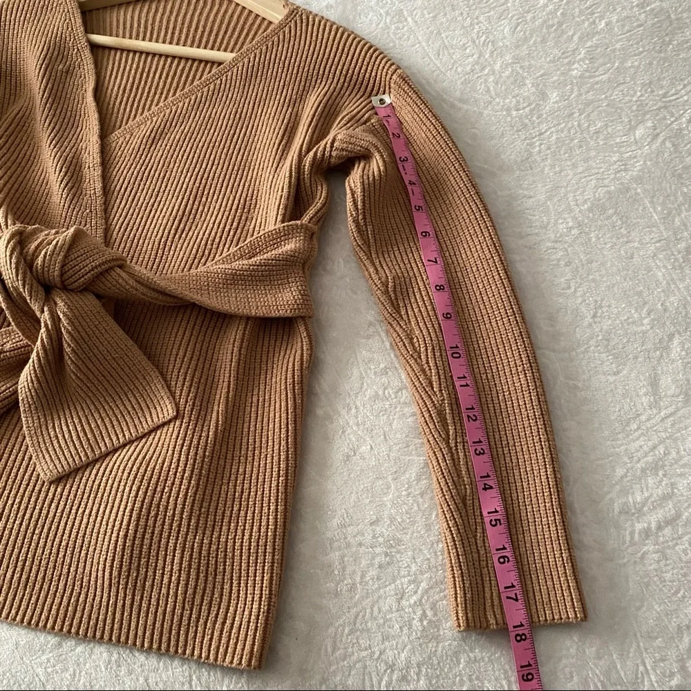 Ribbed Wrapped Front Sweater - Picture 6 of 8